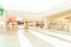 centre commercial flou abstrait et magasin de détail photo