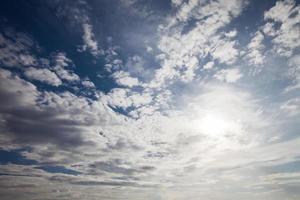 ciel bleu avec fond nature nuage photo