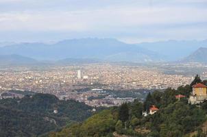 vue aérienne de turin photo