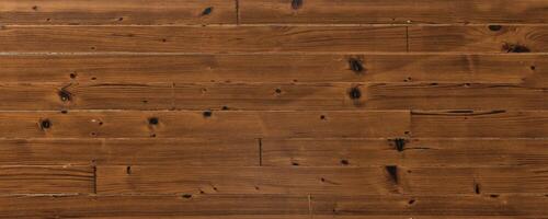 table en bois vide. fond de texture bois brun. illustration de rendu 3d. photo