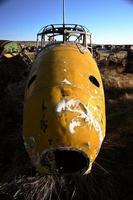 Le fuselage de l'avion mis au rebut à readlyn en saskatchewan photo