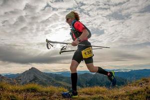 bergame italie septembre 2017 course de montagne de 38 km photo