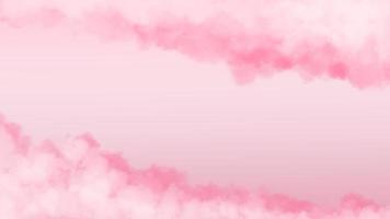 illustration réaliste de nuages moelleux roses. fond doux pour votre contenu comme la Saint Valentin, mariage, amour, couple, romance, romantique, carte de voeux, invitation, promotion, publicité, etc. photo