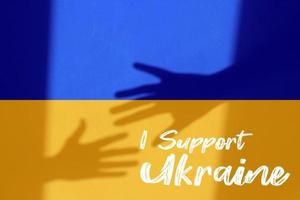 je soutiens l'ukraine, l'ukraine de guerre et la russie photo