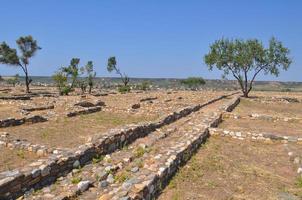 ruines d'olynthe à Chalkidiki photo