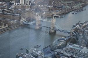 vue aérienne de londres photo