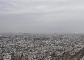 vue aérienne de paris photo