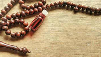 fond islamique de perles pour le moment du ramadan et autres grands jours photo