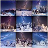 paysage d'hiver fantastique photo