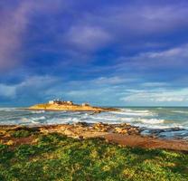 panorama printanier de trapany de la ville de la côte de la mer. Sicile, Italie Europe photo