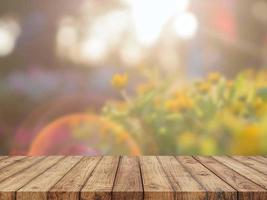 fond de table en bois photo