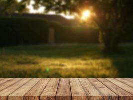 fond de table en bois photo