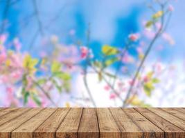 fond de table en bois photo