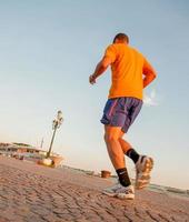 courir entre la calle de venise photo