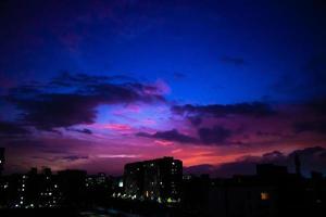 ciel avec lumière photo