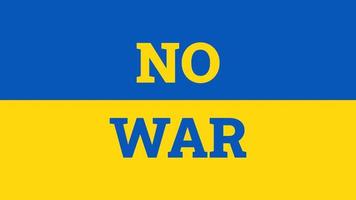 pas de guerre au drapeau ukraine. notion de paix photo