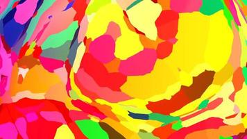 fond de gouttes de peinture flou psychédélique. grunge coloré en 3d rendu fluide aquarelle de couleur vive photo