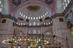 Istanbul, Turquie, 2018 - vue de l'intérieur de la mosquée Suleymaniye à Istanbul Turquie le 28 mai 2018 photo