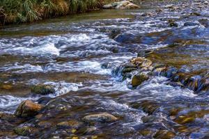 rapides le long de la rivière vierge photo