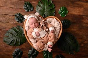 Portrait of cute adorable smiling white Caucasian baby girl boy photo