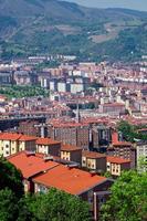 vue sur la ville depuis la ville de bilbao en espagne, destinations de voyage photo