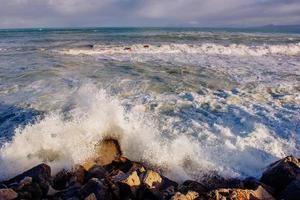 vagues dans la mer photo