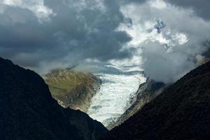 temps orageux sur le glacier du renard photo