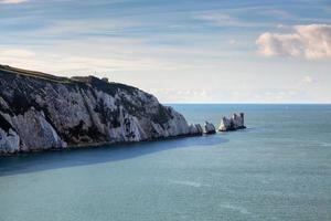 vue sur les aiguilles île de wight photo