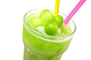 smoothies froids rafraîchissants au melon glacé photo