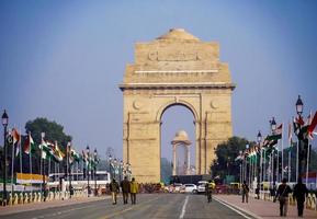 porte de l'inde delhi palais populaire photo