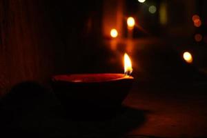 images de diwali diya images hd en basse lumière photo