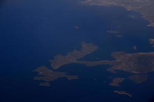 de nombreuses îles en avion de mer photo