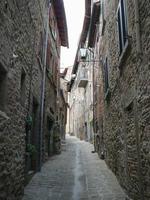 vue sur la ville de cortone photo