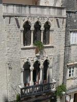 vue sur la ville de trogir photo