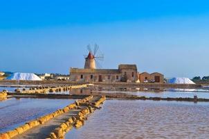 salines salines à marsala photo