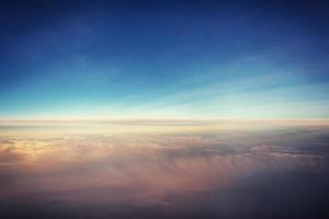 paysage d'été beaux cumulus photo