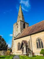 hdr eglise st mary magdalene à tanworth in arden photo