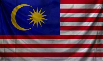 conception de vague de drapeau malaisie photo