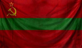 conception de vague de drapeau transnistrie photo