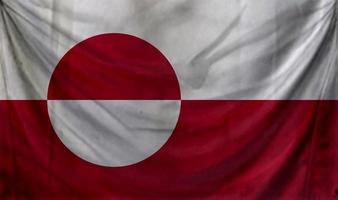 conception de vague de drapeau du groenland photo