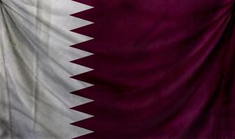 conception de vague de drapeau qatar photo