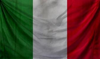 conception de vague de drapeau italie photo