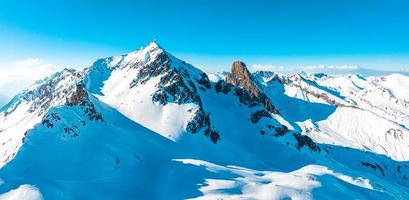 station de ski alpin st. anton am arlberg en hiver photo