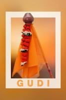joyeux gudi padwa, carte de voeux de célébration de gudi padwa, célébration du nouvel an hindou photo