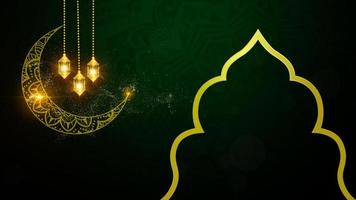 eid al adha mubarak et lanternes traditionnelles ramadan fond islamique photo