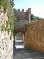 vue sur la ville de rapolano terme photo