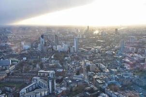 vue aérienne de londres photo