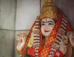 siddhidhatri, statue de navratri mata à mandir photo