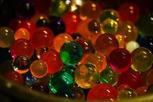 boules de couleur cristalline image hd photo