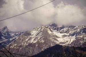 montagne de glace de l'himachal pradesh inde photo